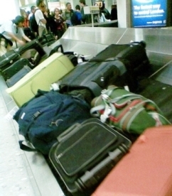 Gepäckausgabe am Flughafen